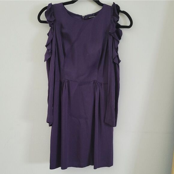 Club Monaco plum dress with cut-out sleeves Size 00 - Picture 8 of 16